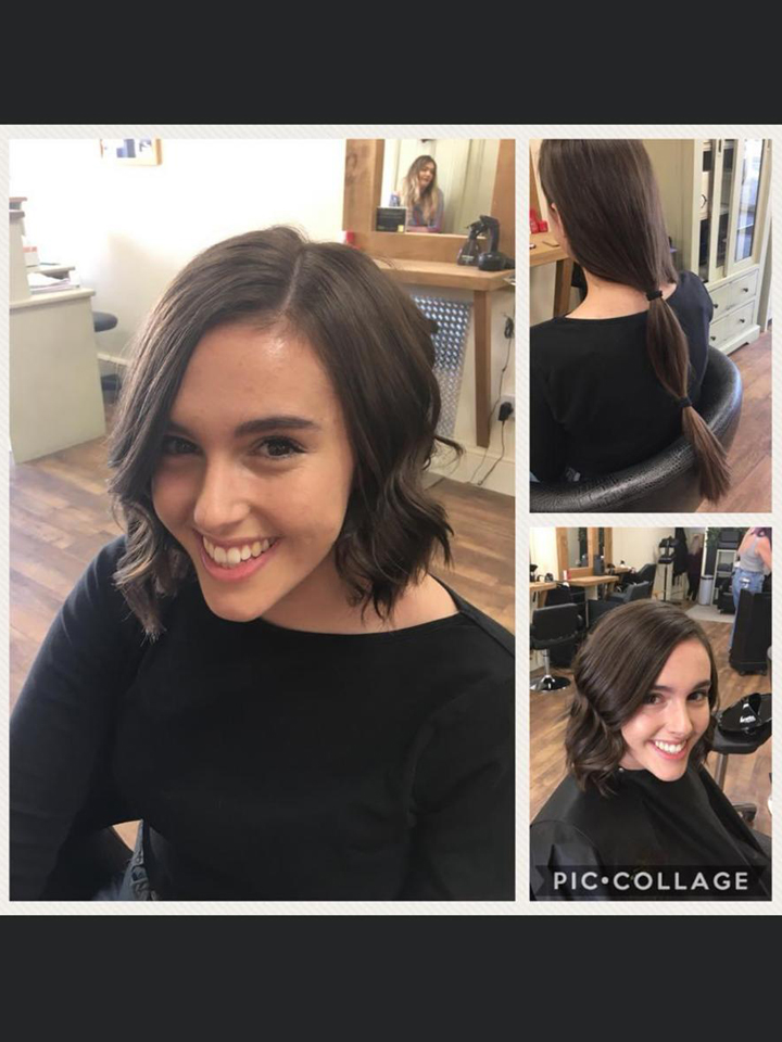 black short hair